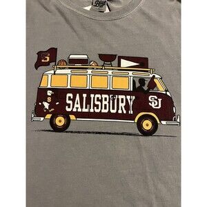 Salisbury University Seagulls Football Bus Tailgate T-Shirt LARGE Basketball